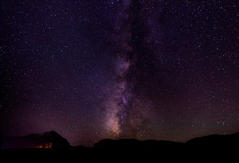 Starry Sky at Sunset